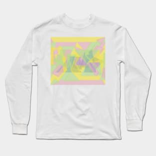 Superposition of Three Colors Long Sleeve T-Shirt